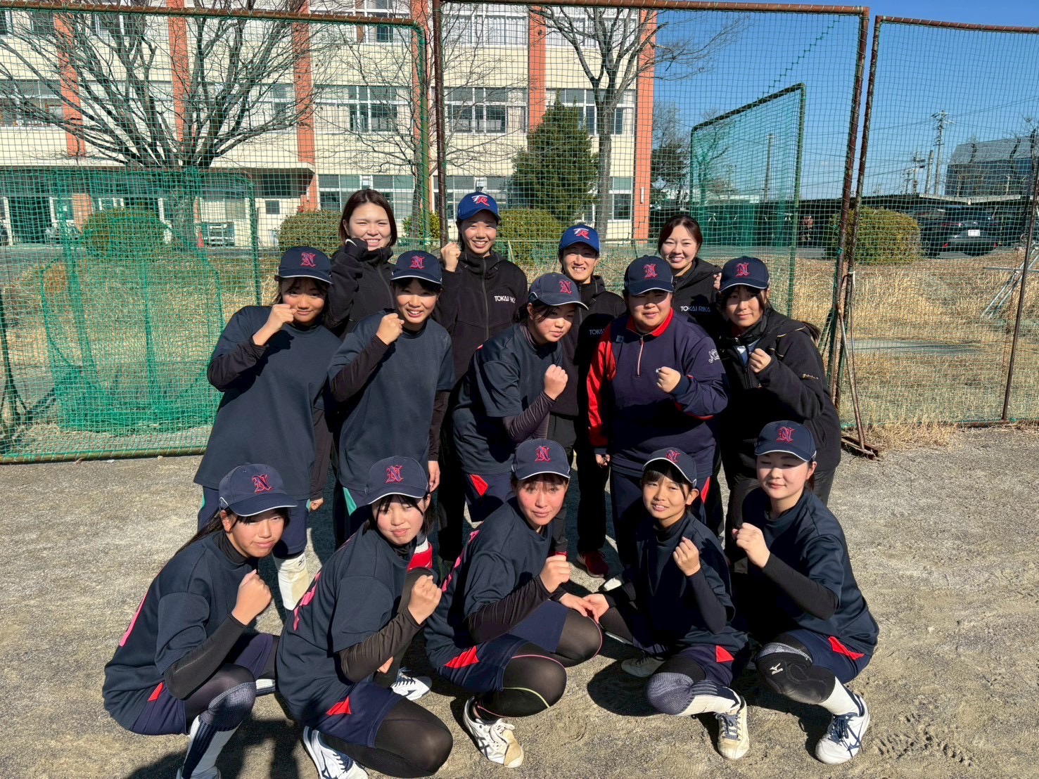 丹羽高校ソフトボール教室